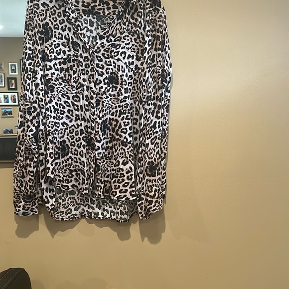 Mikoh Animal Print Blouse - Picture 1 of 2